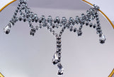 2025 New High End Design Full Diamond Water Diamond Necklace