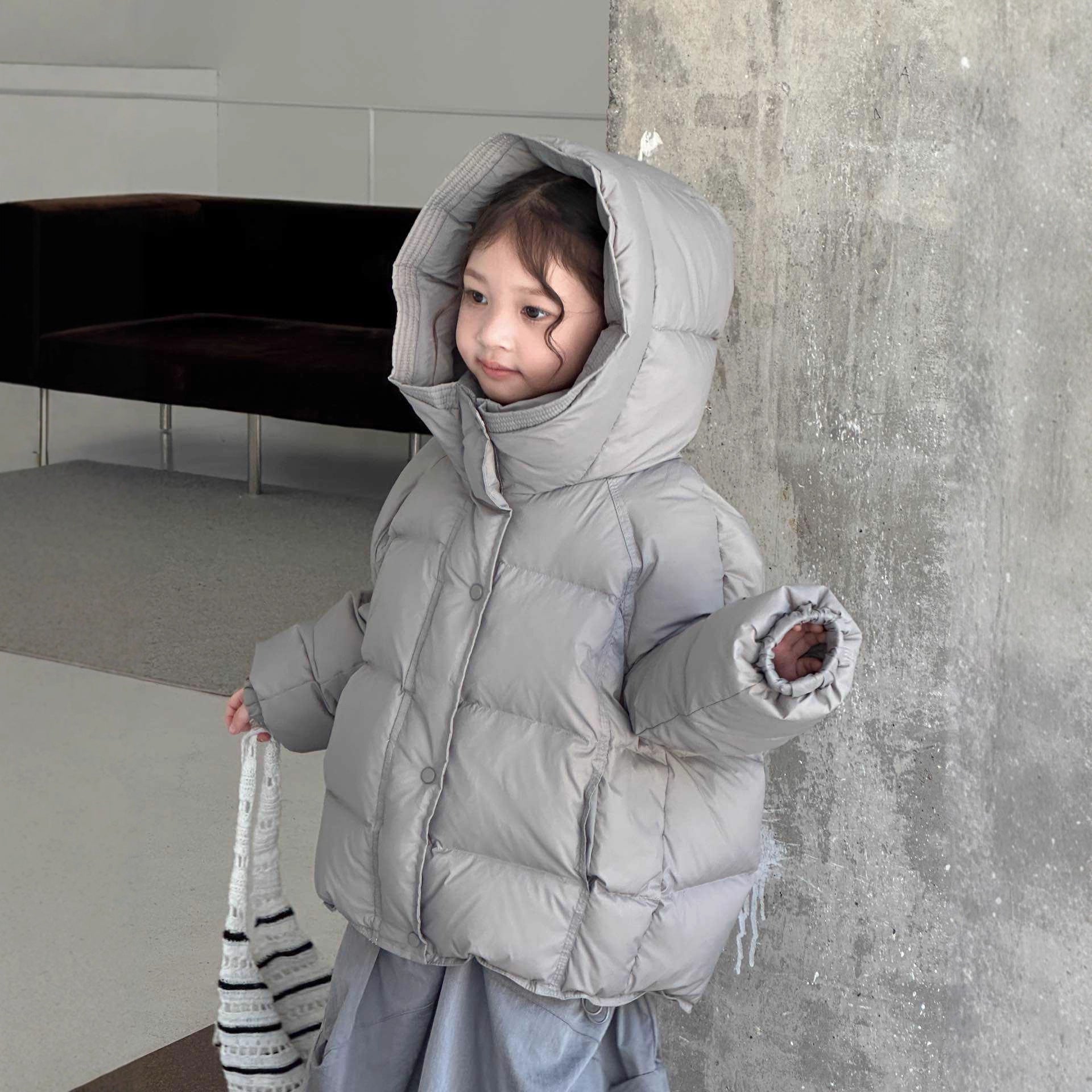 Girl's Down Jacket Winter Coat Thickened