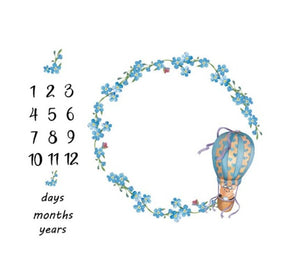 Baby Milestone Blanket Photo Prop