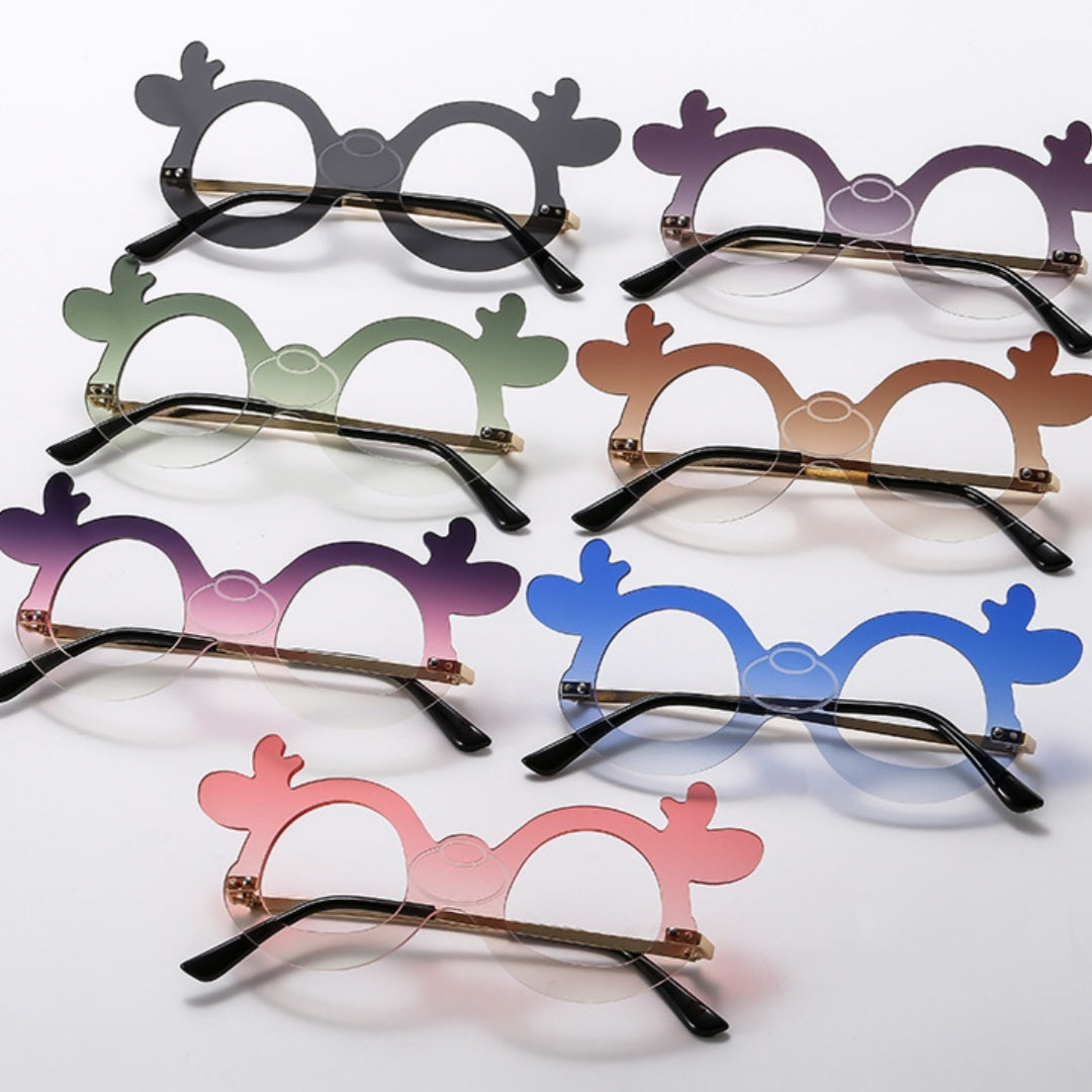 Personalized Holiday Party Fancy Dress Party Decoration Deer Glasses