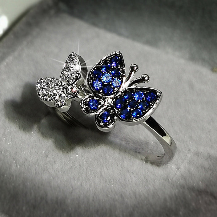 Rings For Women Cute Fashion With Full Diamonds