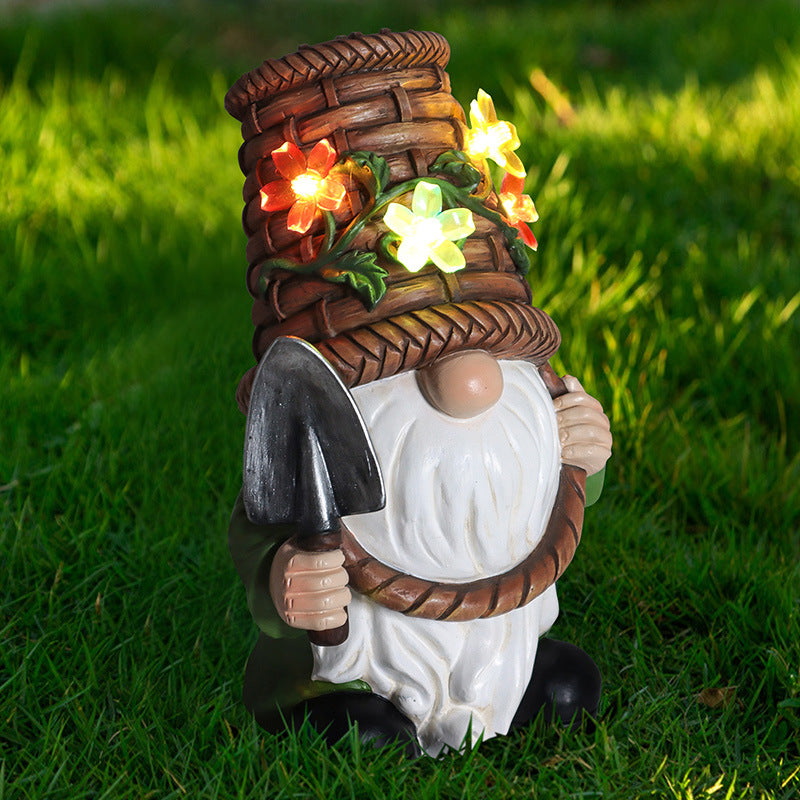 Resin Technology Decoration Of Solar Night Light Garden Lawn