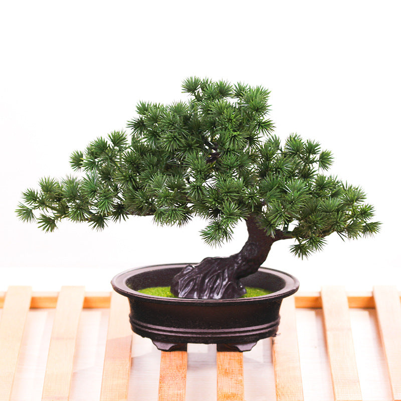 Simulation Artificial Flower Potting Decoration Plastic Tree Big Welcome Pine