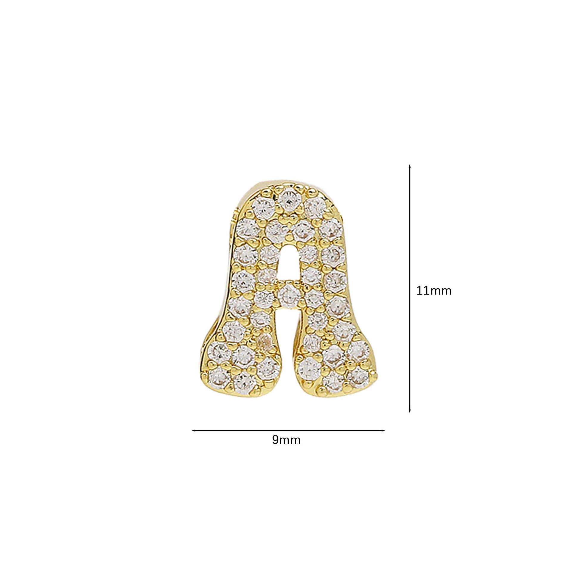 DIY Name Bracelet Necklace 26 English Letters Pendant Parts