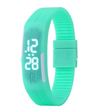 Waterproof LED Bracelet Watch Fashion Sports Watch White Light Touch Screen Electronic Student Watch