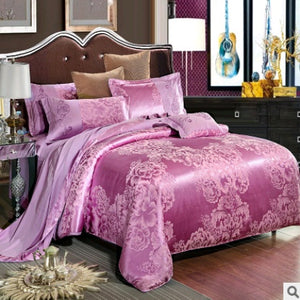 Luxury Bedding Satin Jacquard Modal Cotton Tencel Set