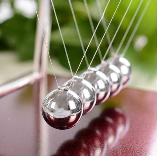 Newtons Cradle Steel Balance Ball Physics Science Pendulum Metal Craft Educational Toy
