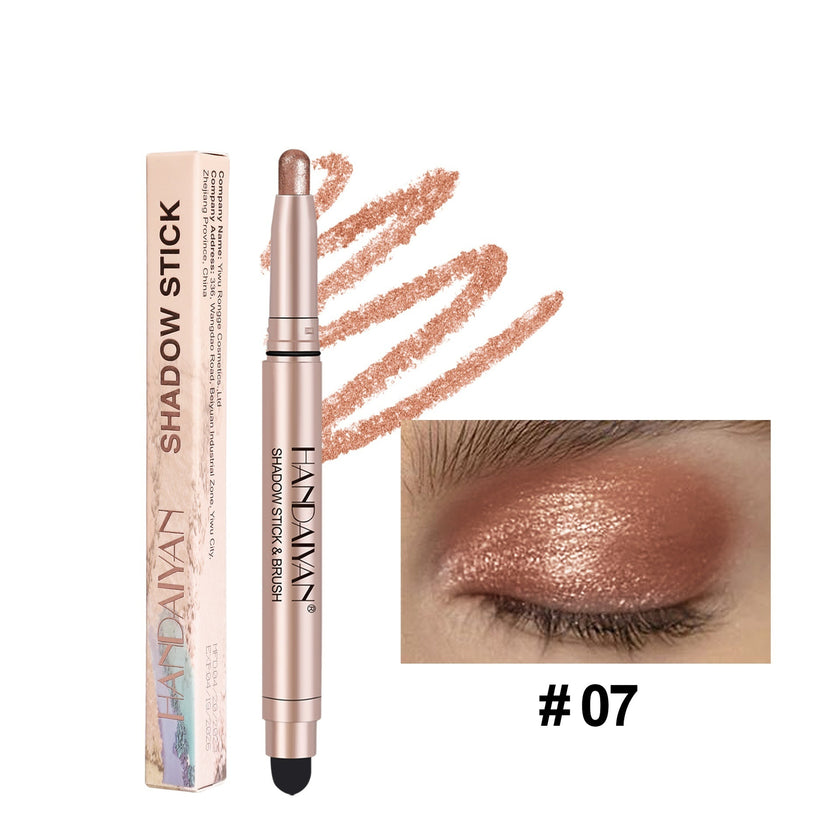 Crouching Silkworm Women's High-gloss Pearlescent Eye Shadow Stick
