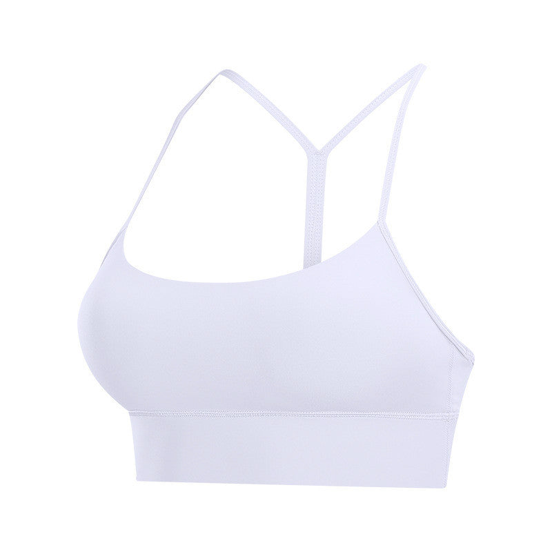 Y-shaped Beautiful Back Solid Color Running Sports Underwear Women