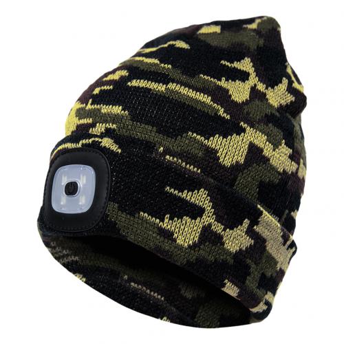 LED Knit Hat Button Cell Type Knitted Hat