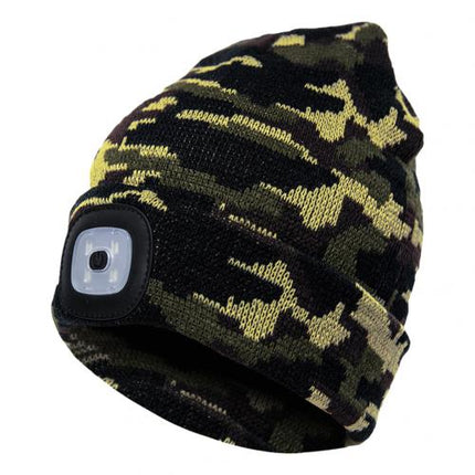 LED Knit Hat Button Cell Type Knitted Hat