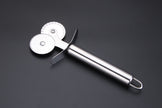 Stainless steel single wheel pizza cutter