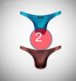 2 Men's Underwear Small Triangle Thong
