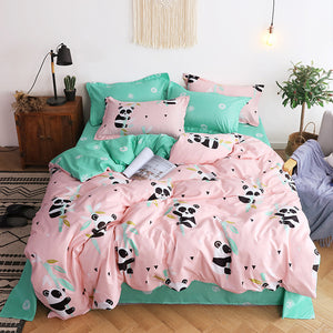Four-piece bedding quilt cover and pillowcase