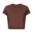 Fashion Loose Simple Yoga Short Sleeve