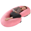 Crystal Velvet C-type Pregnancy Pillow For Sleeping On The Side