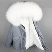 Loose short fur coat