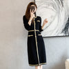 Classic Style Long Slim Knit Dress Women