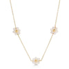 Freshwater Pearl Necklace Copper Plating 14k Real Gold Rice Grain