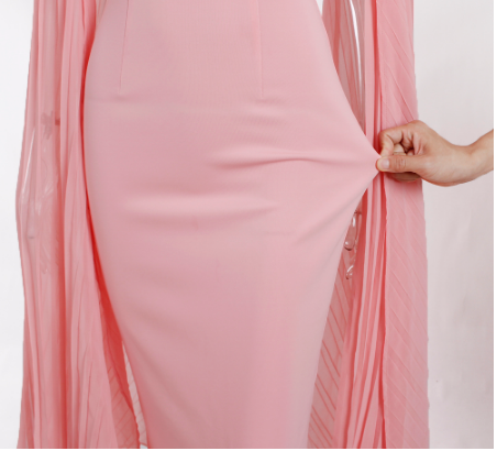 Long sleeve slim pencil skirt