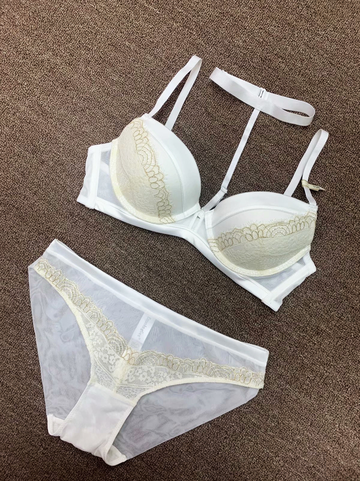 Sexy deep V gathered around the neck underwear