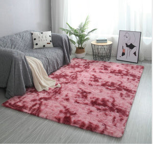 Nordic tie-dye gradient carpet
