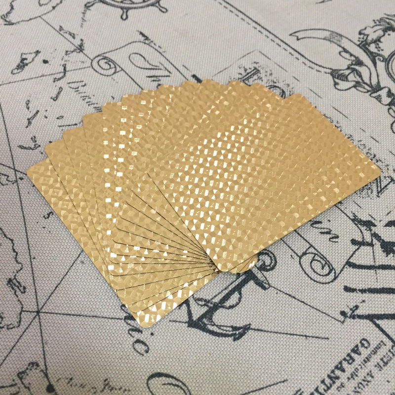 Plastic Waterproof Tyrant Gold Board Game Poker