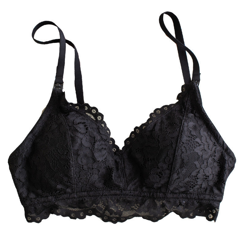 Lace Modal Breathable Sexy Wireless Nursing Underwear