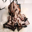 Atmospheric striped scarf