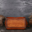 Handbag Totem Pattern High Quality Natural Skin Women Shoulder Tote Bags