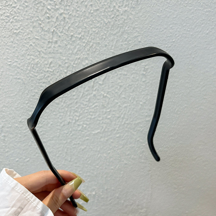 Headband For Thick Curly Hair, Thick Hair Medium Headbands For Women Invisible Hair Hoop, Square Headband Like Sunglasses, Curly Thick Hair Large Headband, Hairstyle Fixing Tool For Curly Hair