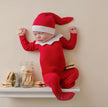 Christmas Theme Red Romper Photography Suit