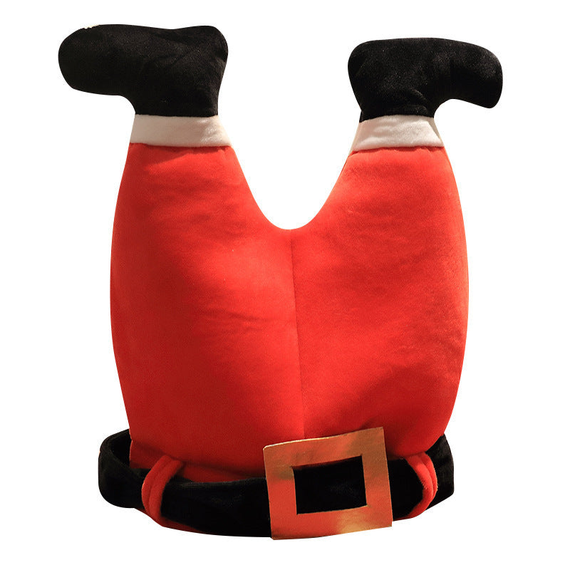 Christmas hat toy electric chicken leg