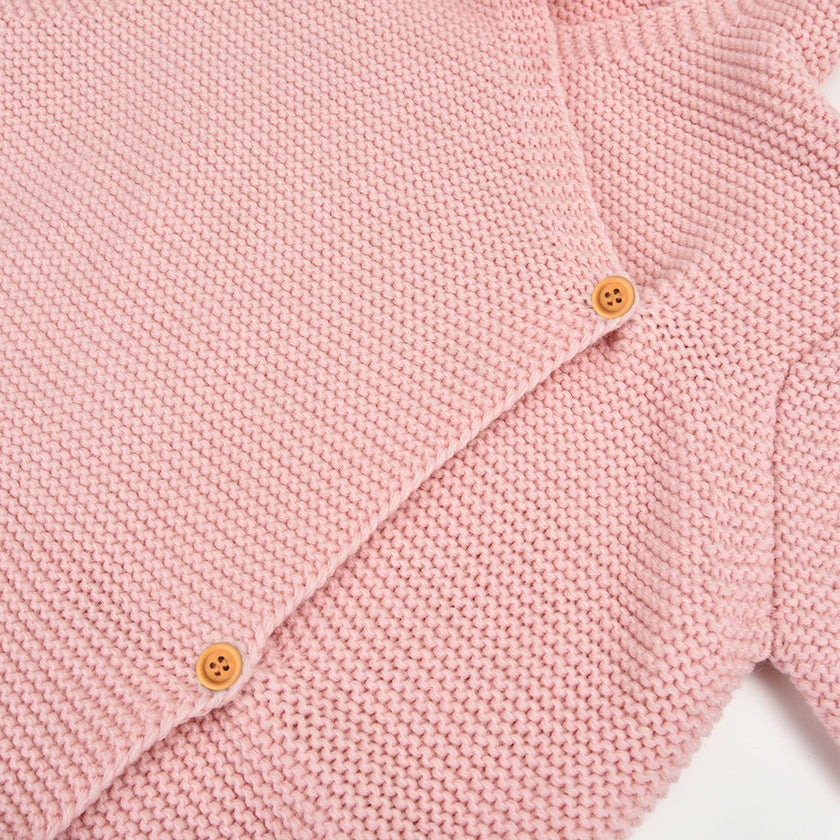 Knitted rabbit sleeping bag