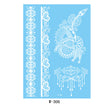 Lace tattoo stickers