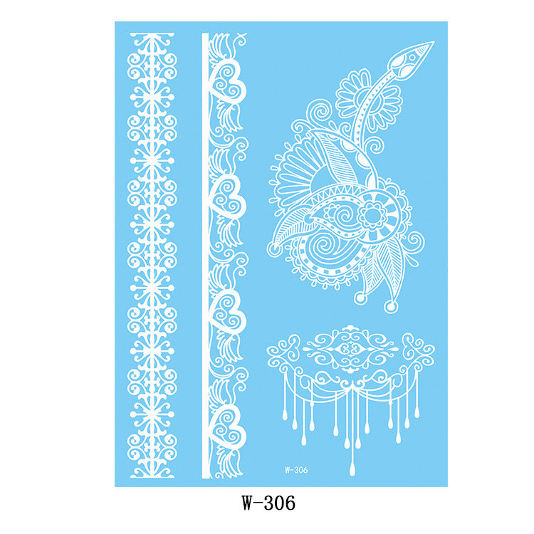 Lace tattoo stickers