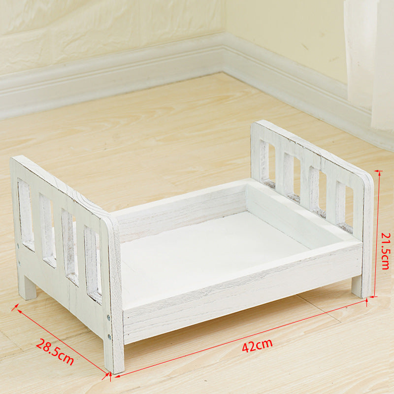 Children's photography props bed
