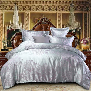 Four-Piece Cotton Satin Jacquard Quilt Cover Bedding