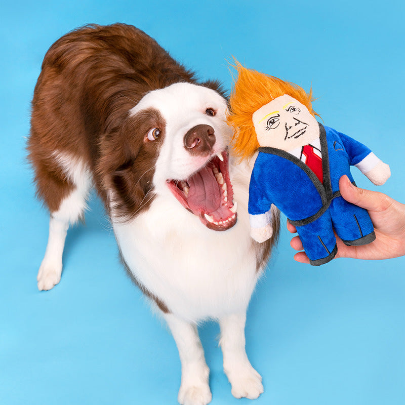 Trump dog molar toy