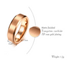 Rose Color Gold Tungsten Carbide Couple Ring For Men Women CZ Engagement Wedding Ring Valentine's Day Jewelry