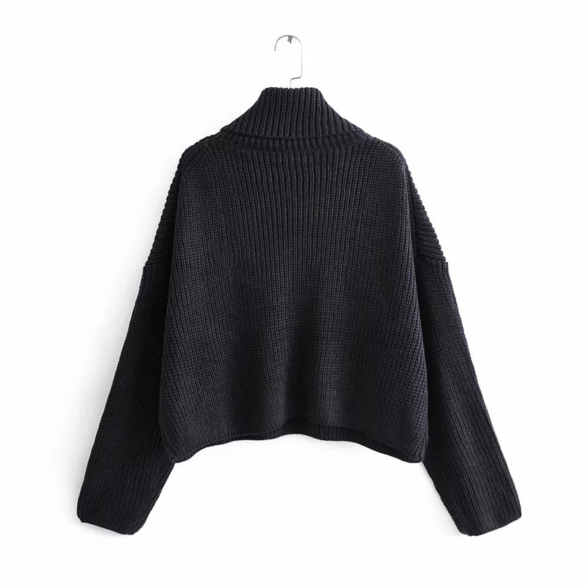 Sweater bat sleeve sweater