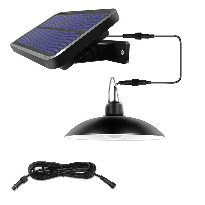 One Solar panel for one or two outdoor garden lights