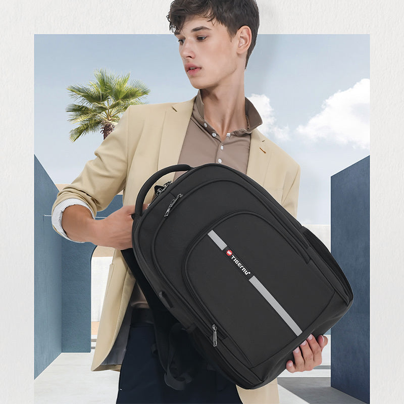 Large capacity travel backpack computer bag