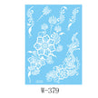Lace tattoo stickers