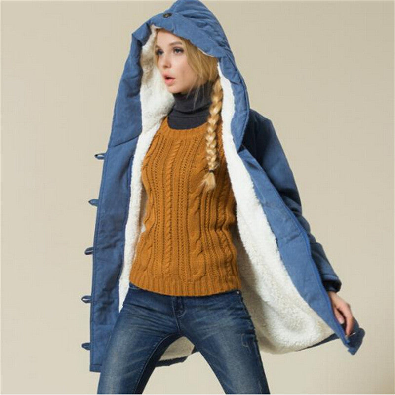 Hooded coat