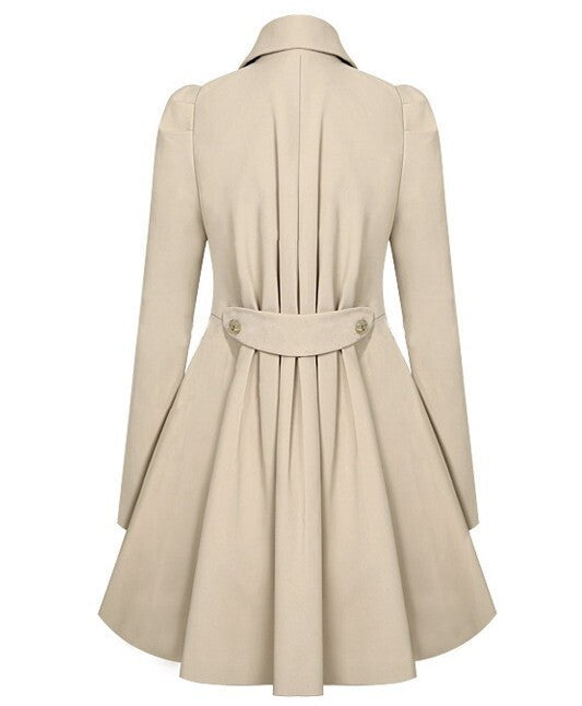 Slim slim coat trench coat alpcamers