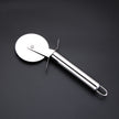 Stainless steel single wheel pizza cutter