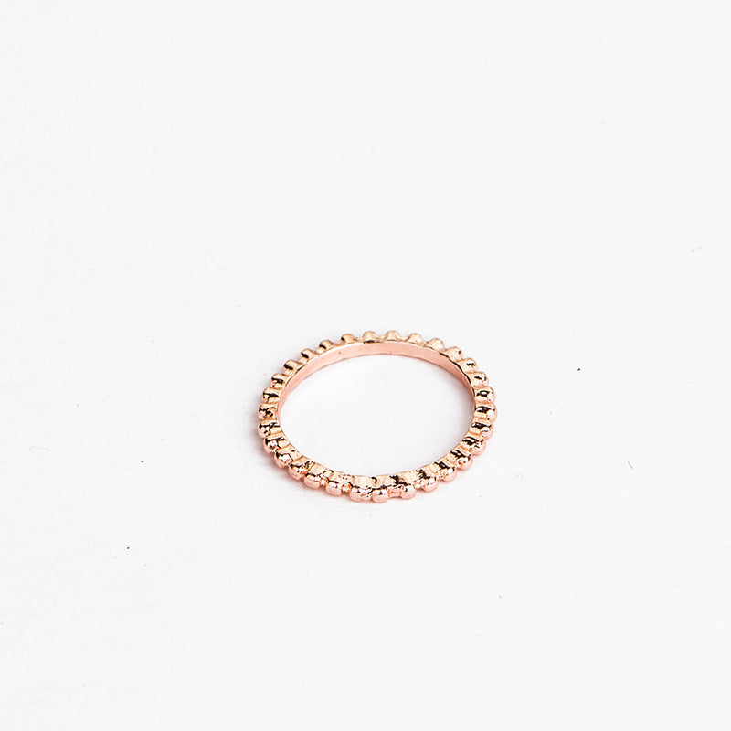 Jewelry Rose Gold Stackable Diamonds Set Of Five Sets Of Rings BohemiaJ
