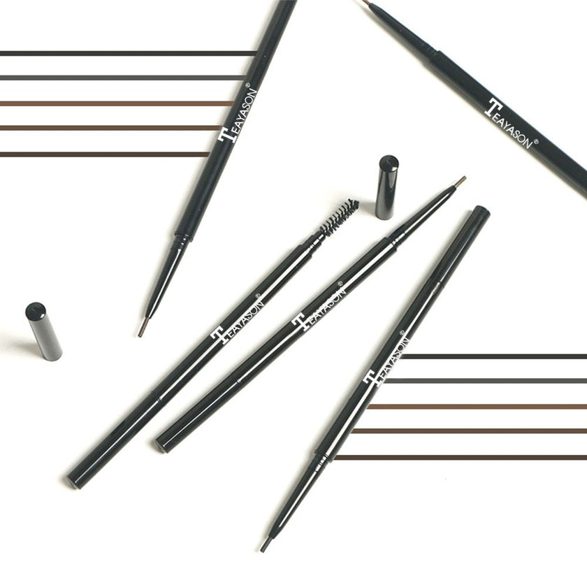 5 Colors Automatic Fine Eyebrow Pencil Brand Eye Brow Tint Cosmetics Eyebrow Tattoo Pen Waterproof Eye Brow Pencil Smudge-proof