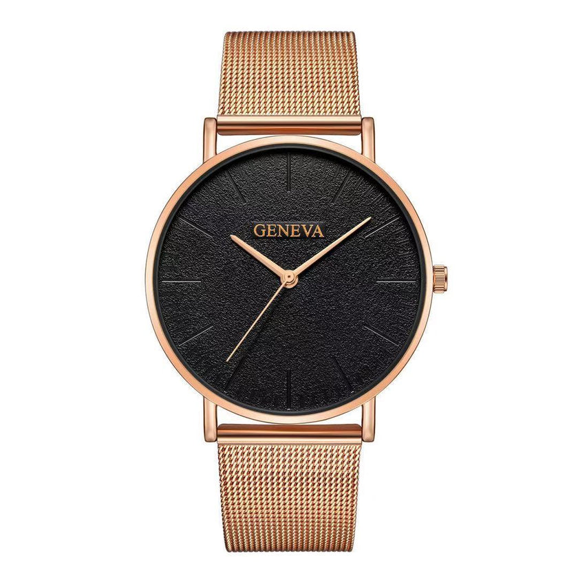 Men's watch men's watch steel mesh strap watch